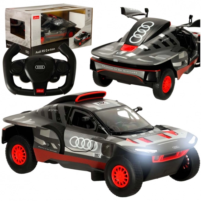 Remote control audi rs q e-tron toy car