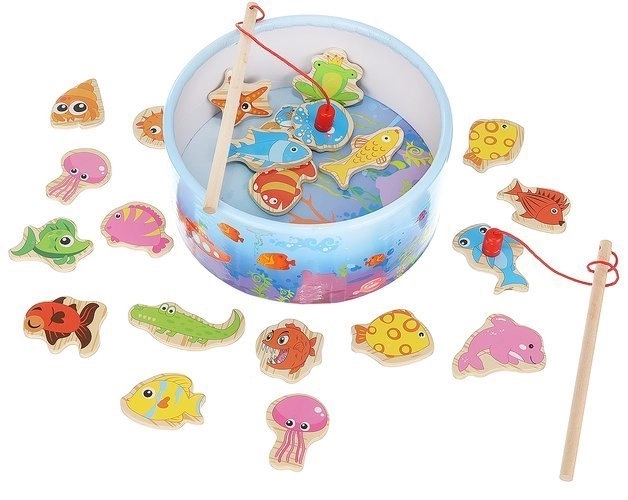 Fishing Game with Magnetic Fish