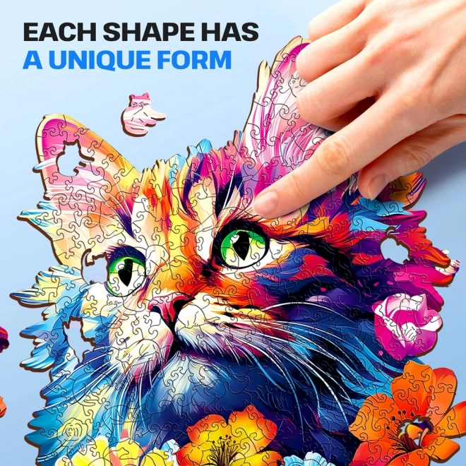 EscapeWelt Wooden Jigsaw Puzzle Cat 500 Pieces