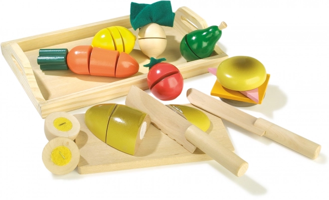 Breakfast Cutting Playset with Tray