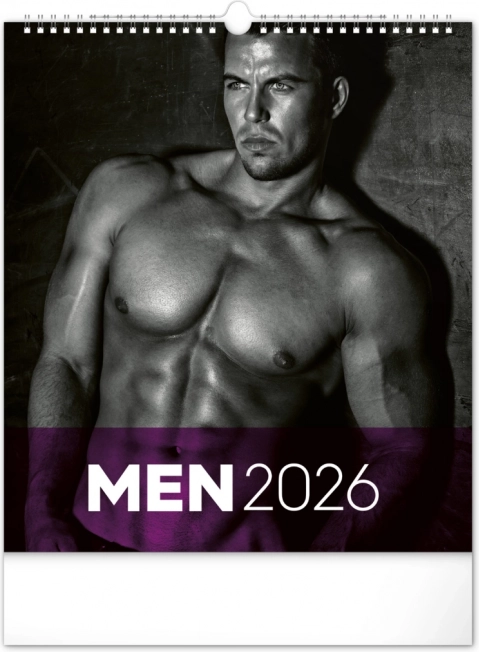 Zidni kalendar s muškarcima 2026