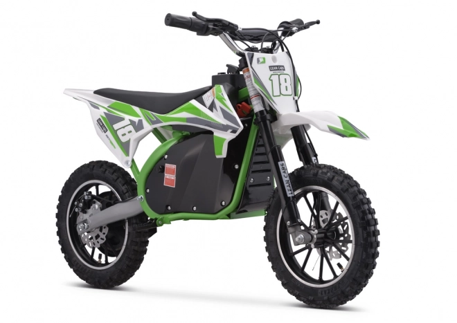 Electric Trail King Kids Motorcycle - Green