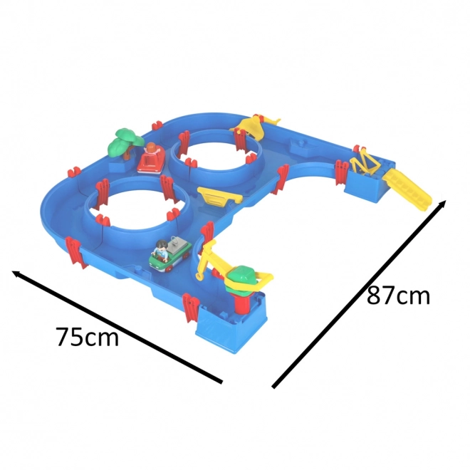 Water Track Garden Playset 57 Pieces