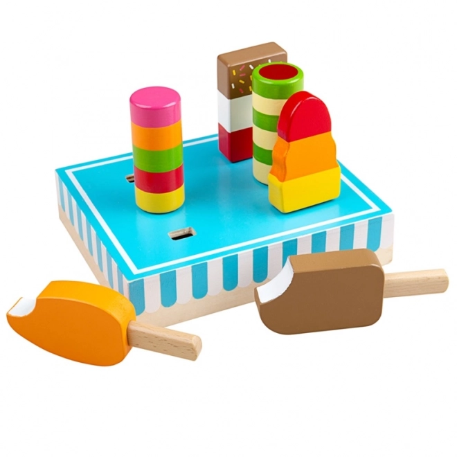 Wooden Ice Lollies Set