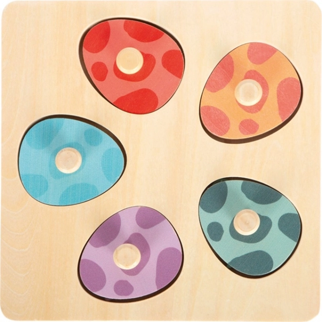 Puzzle in legno con dinosauri di small foot