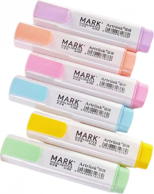 Pastel Highlighters 6 pcs