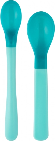 Canpol babies cucchiaini termici per neonati, 2 pz, turchese