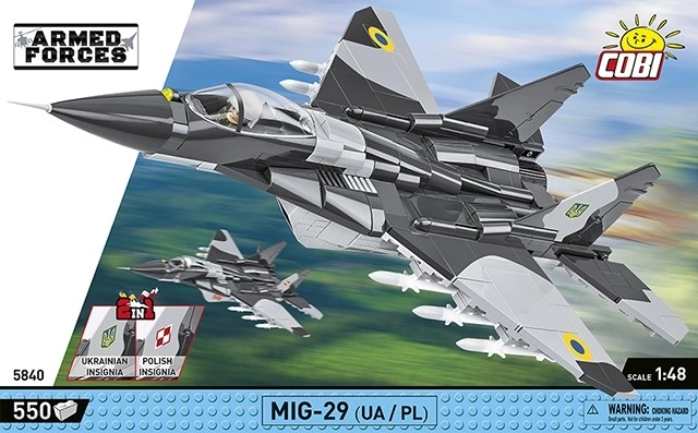 Armed Forces MIG-29 Fighter Jet Model 1:48 Scale by COBI