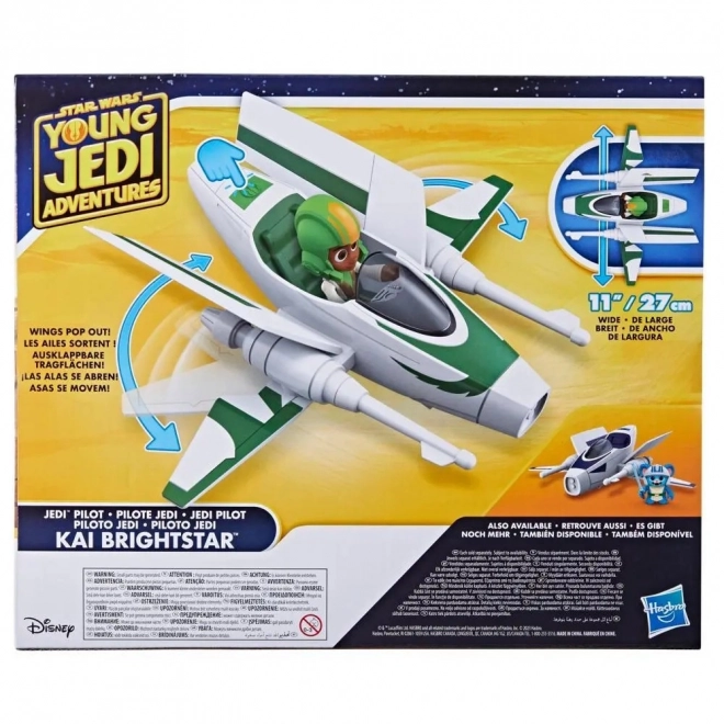 Star Wars Young Jedi Adventures Spaceship with Figure