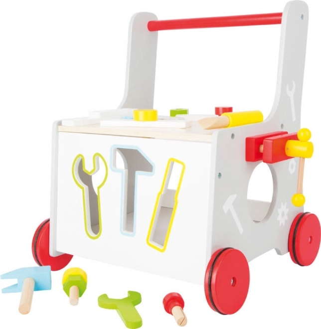 Small Foot Wooden Baby Walker with Tools