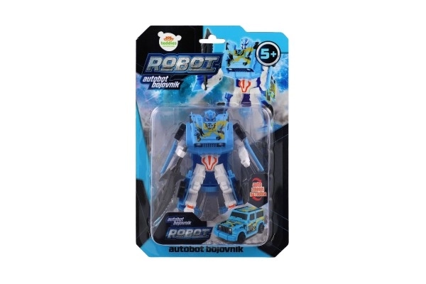 Transforming Robot and Car Toy - Blue