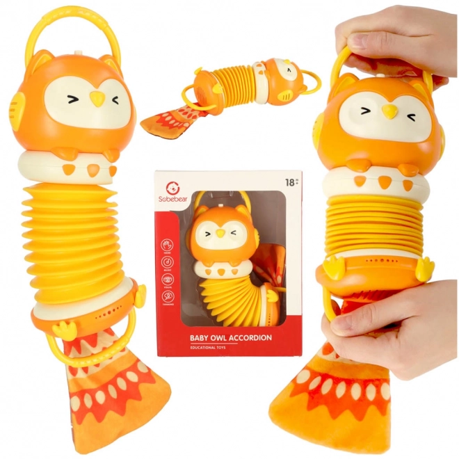 Sensory Owl Accordion Toy for Children