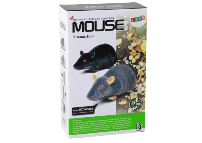 Remote Control Large Gray Mouse Toy