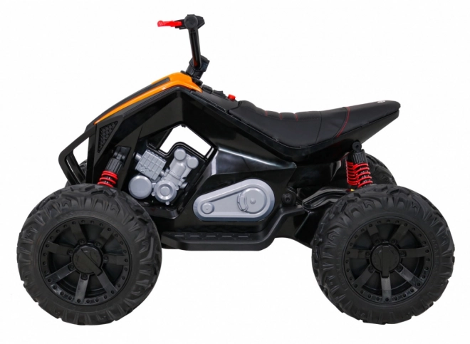Quad Lucky Seven on battery black + EVA wheels + slow start + LED + MP3 USB