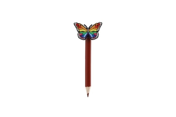 Colorful Pencils with Butterfly Decorations