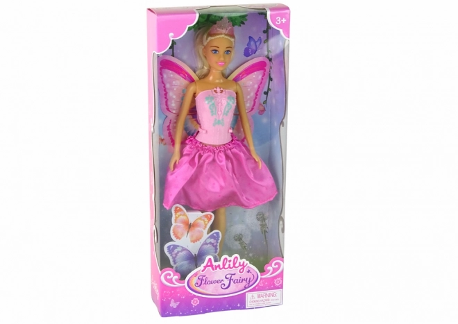 Anlily Fairy Doll with Pink Wings