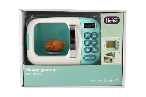 Toy Microwave with Rotating Chicken Feature