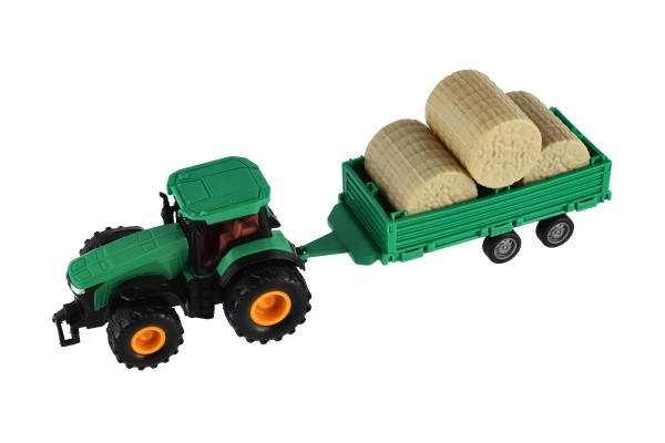 Tractor with Trailer and Bales Toy