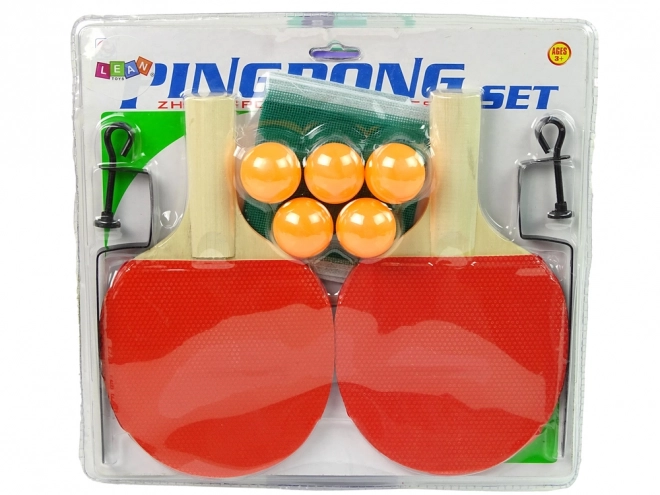 Table Tennis Set with Paddles and Net