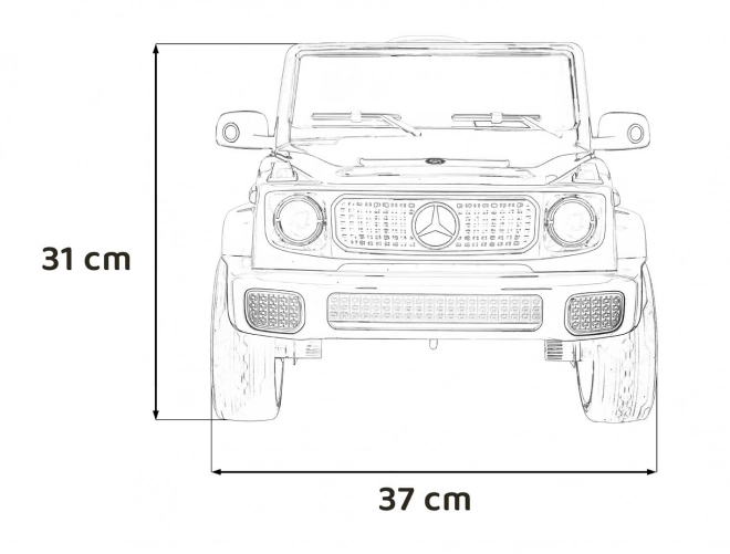 Mercedes Benz EQG Bielá