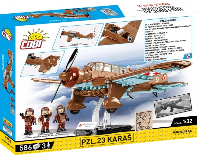 Cobi PZL.23 Karaś Model 1:32 Set