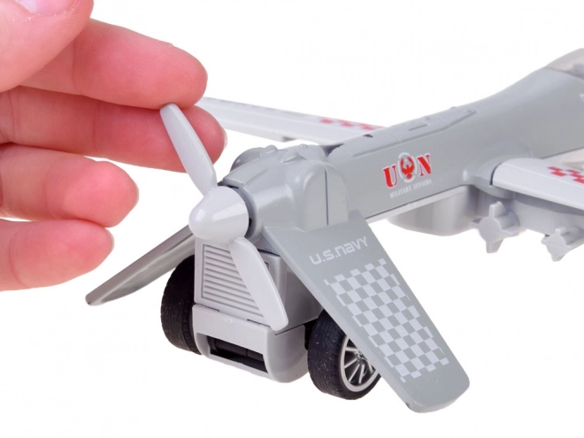 Military Sound Effects Metal Drone Toy