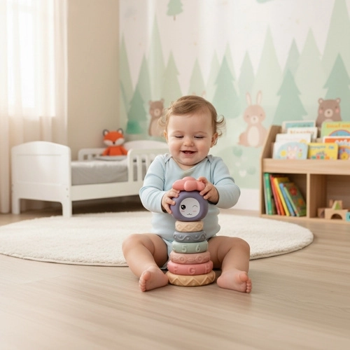 Tower building and motor skills development