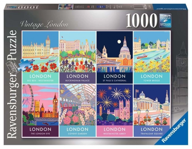 London Vintage Style Puzzle 1000 Pieces