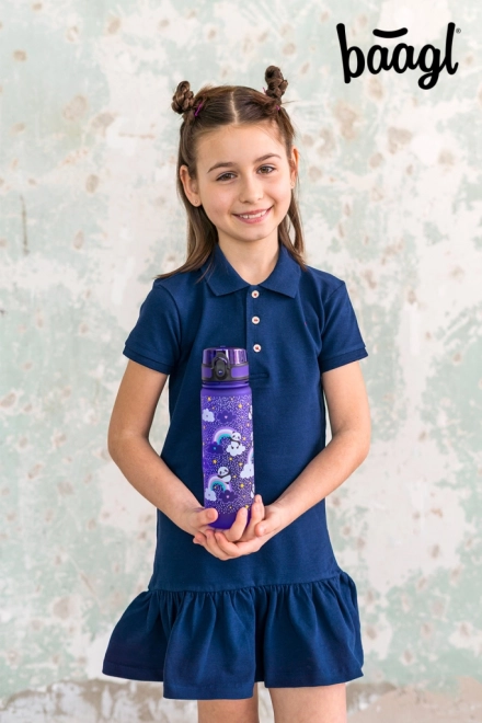 Baagl Tritan Drinking Bottle Jungle Panda
