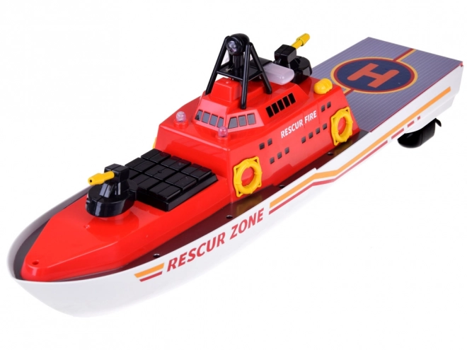 Remote Control Large Fire Rescue Boat