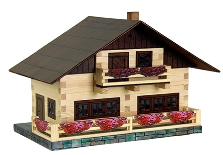 Alpine House Wooden Construction Set