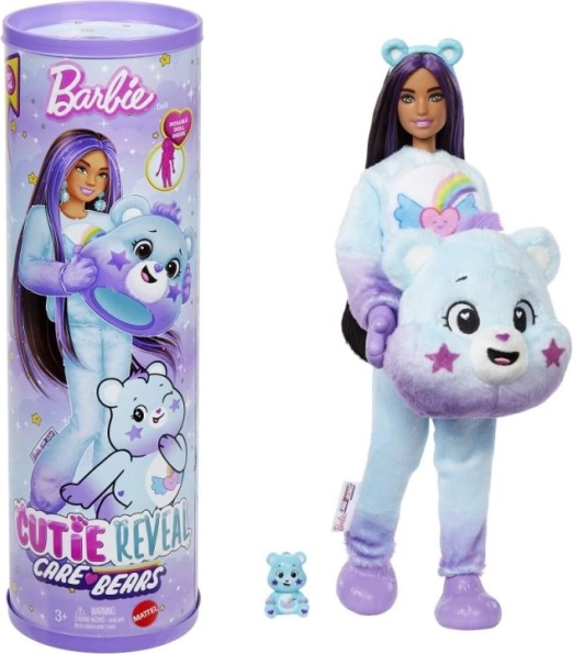 Barbie Cutie Reveal – Care Bears, Series 2, Purple Doll