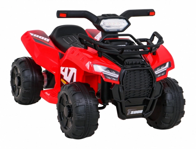 Children's Electric Quad Bike Red with MP3 USB and LED