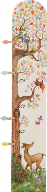 Wooden Growth Chart Forest Theme