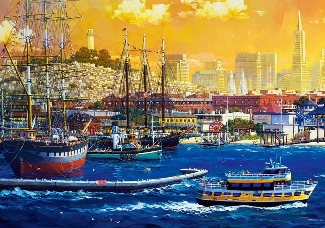 San Francisco Harbor Puzzle 500 Pieces