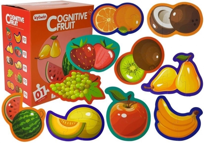 Educational Fruit Puzzle Set for Babies