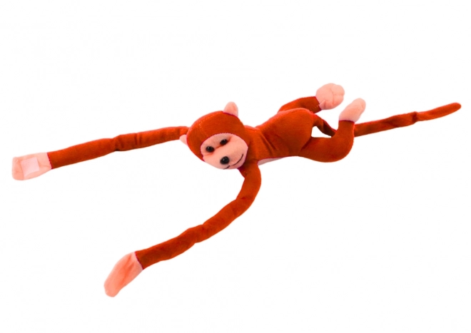 Plush Monkey Toy with Sound in Orange