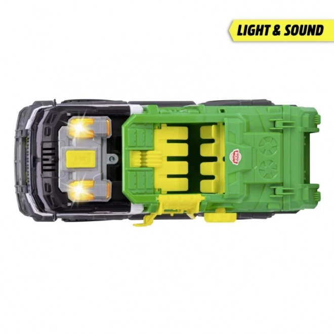 Green Garbage Truck with Lights and Sounds