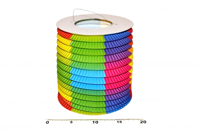 Rainbow Cylinder Lampion 15cm