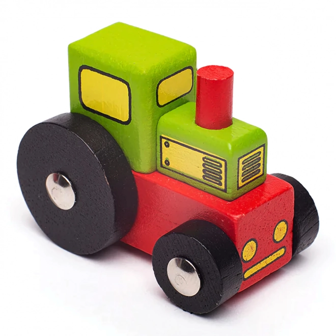 Bigjigs Rail Tractor Wagon with Tracks