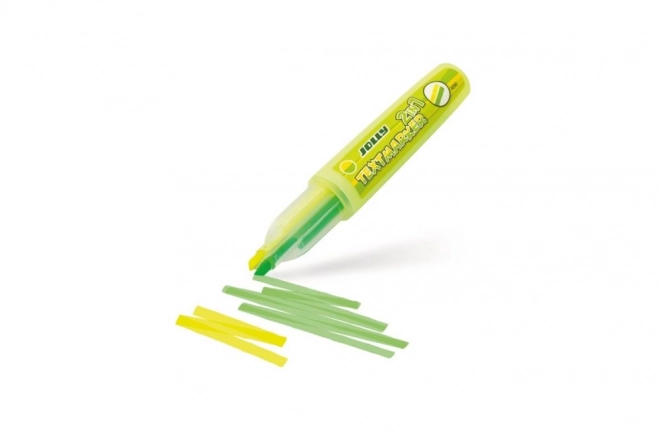 Two-color highlighter set