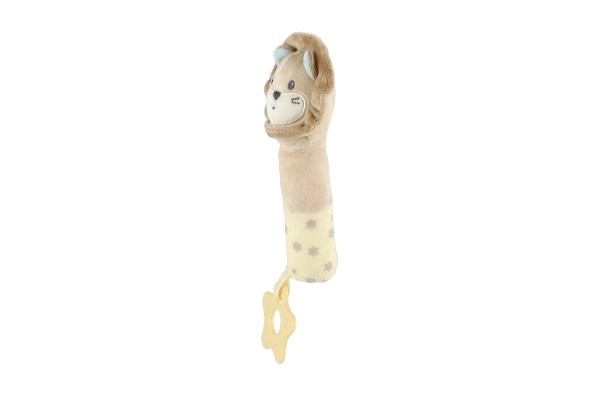 Lion Squeaker and Teether Plush Toy