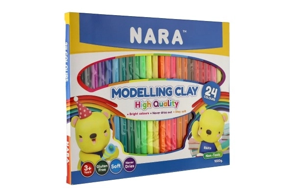 Modeling Clay Set 1000g 24 Colors