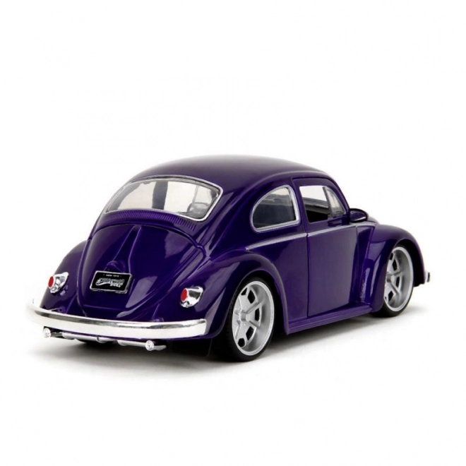 Wednesday Addams VW Beetle Toy with Figure