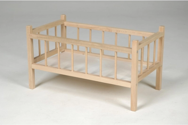 Wooden Doll Cradle