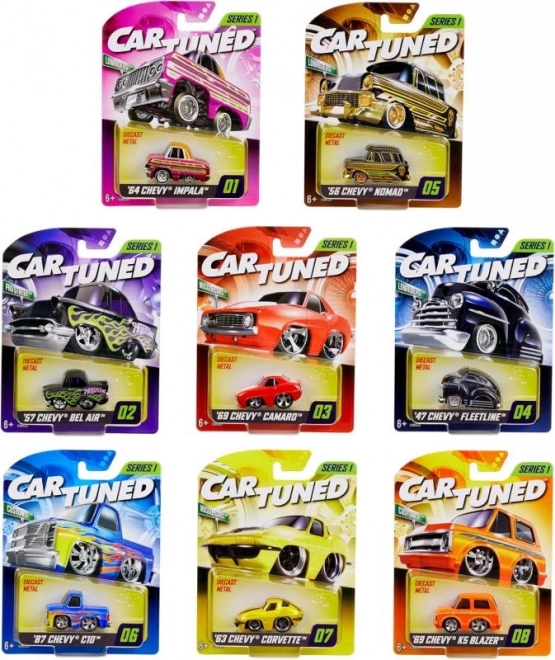 CarTuned Series 1 Collectible Die-Cast Cars – 8 Styles, Sidekick
