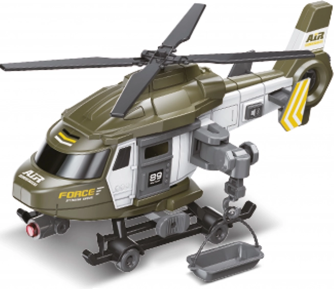 Vojni helikopter s efektima