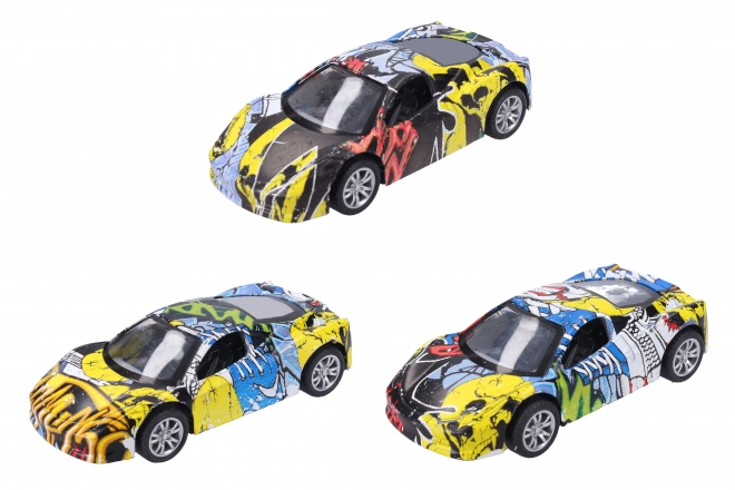 Graffiti Toy Car 9cm