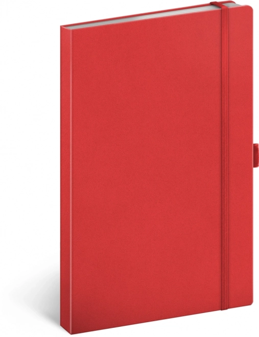 Red Lined Notebook