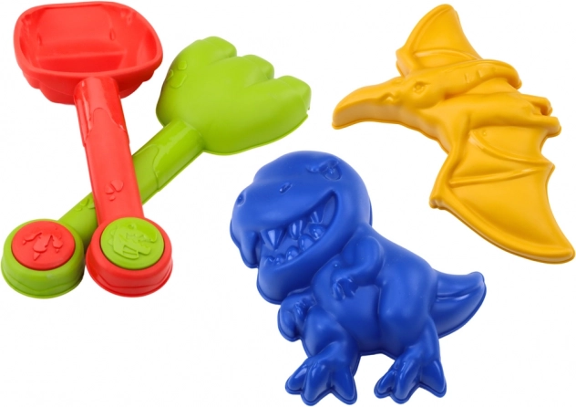 Formine dei dinosauri e attrezzi